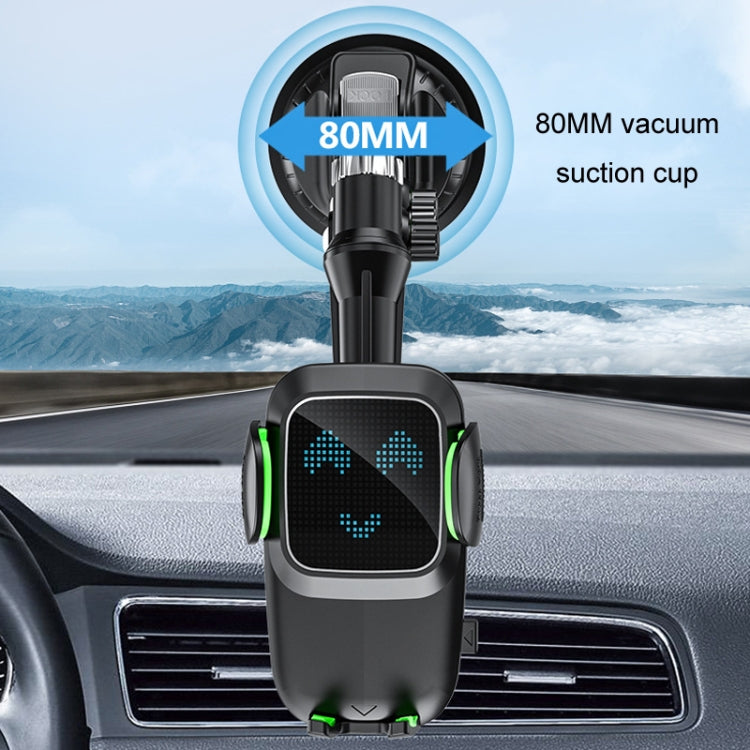 Car Windscreen Dashboard Suction Cup Phone Holder, Color: Extended Green - Car Holders by buy2fix | Online Shopping UK | buy2fix