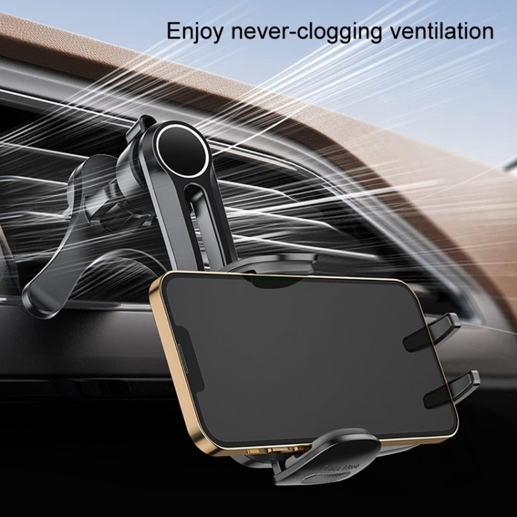 Car Air-conditioning Vent Y-shaped Base Mobile Phone Holder, Color: Tenth Generation Green - Car Holders by buy2fix | Online Shopping UK | buy2fix