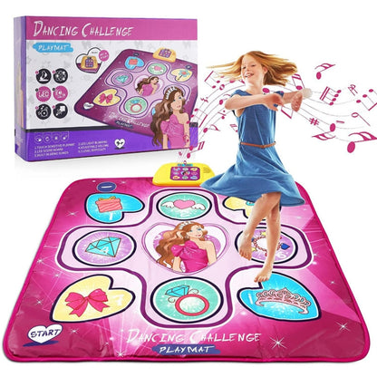 Children Music Dance Mat Electronic Music Dancing Game Pad Music Box Toys(Dinosaur) - Music Toys by buy2fix | Online Shopping UK | buy2fix