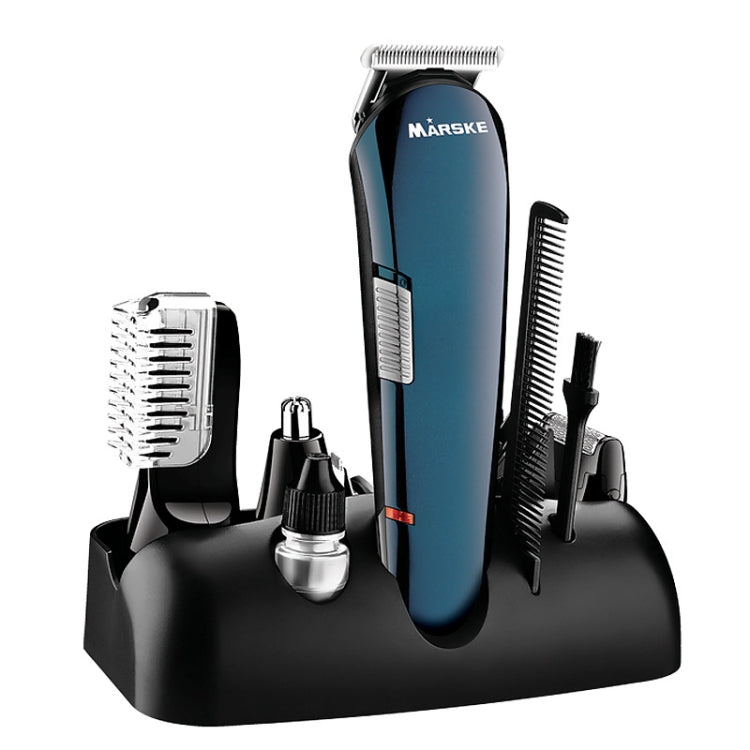 MARSKE MS-5006 5 In 1 Electric Hair Clipper Razor Nose Hair and Eyebrow Trimmer US Plug - Hair Trimmer by MARSKE | Online Shopping UK | buy2fix
