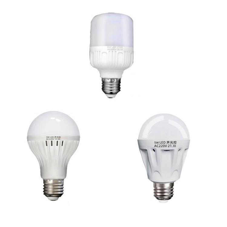 E27 LED Sound/Light Control Bulb Stair Corridor Human Body Sensor Light, Power: 7W(High-quality) - LED Blubs & Tubes by buy2fix | Online Shopping UK | buy2fix