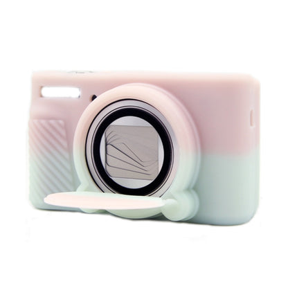 For Canon SX730/SX740 Soft Silicone Protective Case, Color: Jelly Pink Green - Protective Case by buy2fix | Online Shopping UK | buy2fix