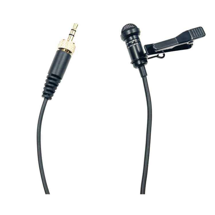 3.5mm Straight Internal Thread Plug Wireless Transmitting Lavalier Microphone, Length: 2m(Rabbit Fur Windproof Cover) - Microphone by buy2fix | Online Shopping UK | buy2fix