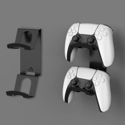 For Xbox / PS5 / Switch 3 In 1 Dual Controller, Earphone Wall Mount Storage Bracket With Anti-Slip Pad(Black) - Holder by buy2fix | Online Shopping UK | buy2fix