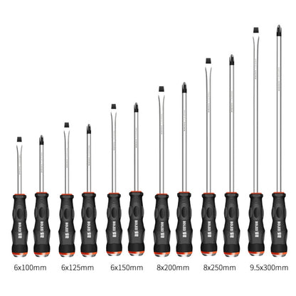 BOLEEI 6.0x100mm Phillips Heart Piercing Knockable Screwdriver Convertible Tool - Screwdriver Tools by BOLEEI | Online Shopping UK | buy2fix