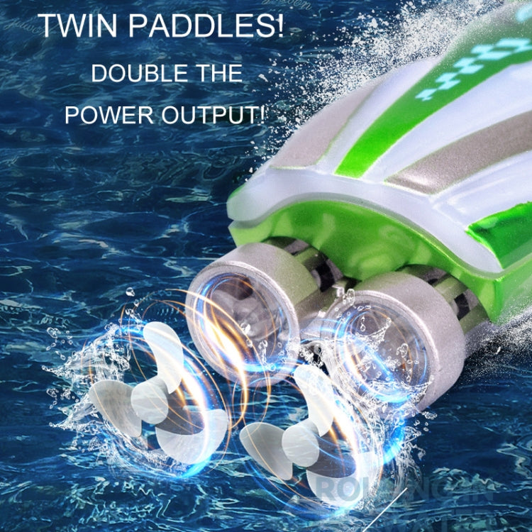 Children 2.4G Mini Remote Control Boat Summer Water Play Electrical Submarine Boys Toys(Green) - RC Boats by buy2fix | Online Shopping UK | buy2fix