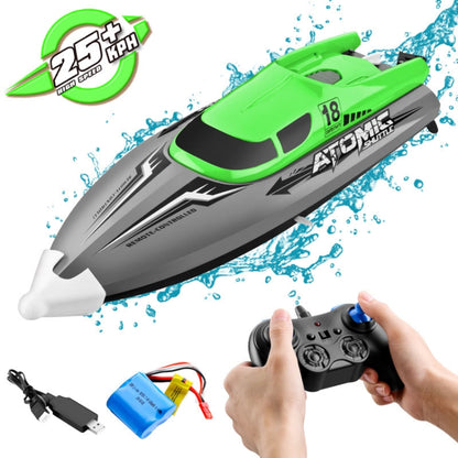 EB02 2.4G Wireless RC Boat Circulating Water-Cooled High-Speed Speedboat Racing Boat Model Toy(Orange) - RC Boats by buy2fix | Online Shopping UK | buy2fix