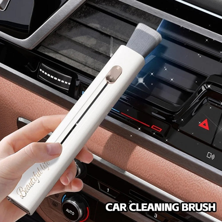 Car Air Conditioner Air Outlet Gap Dust Cleaning Soft Brush(Beige) - Car washing supplies by buy2fix | Online Shopping UK | buy2fix