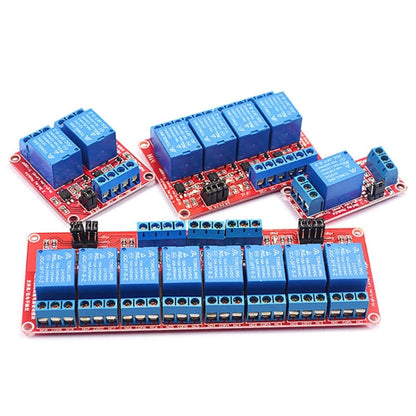 4 Way 5V Relay Module With Optocoupler Isolation Supports High And Low Level Trigger Expansion Board - Relay Module by buy2fix | Online Shopping UK | buy2fix