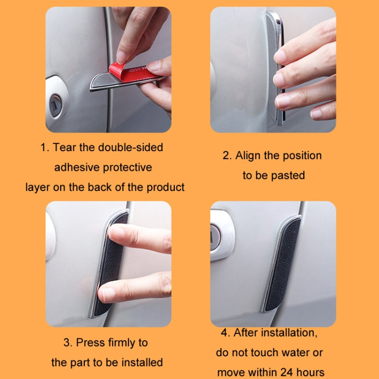 Car Door Anti-collision Strip Anti-scratch Decorative Sticker, Color: White Q1 - Anti Collision Sticker by buy2fix | Online Shopping UK | buy2fix