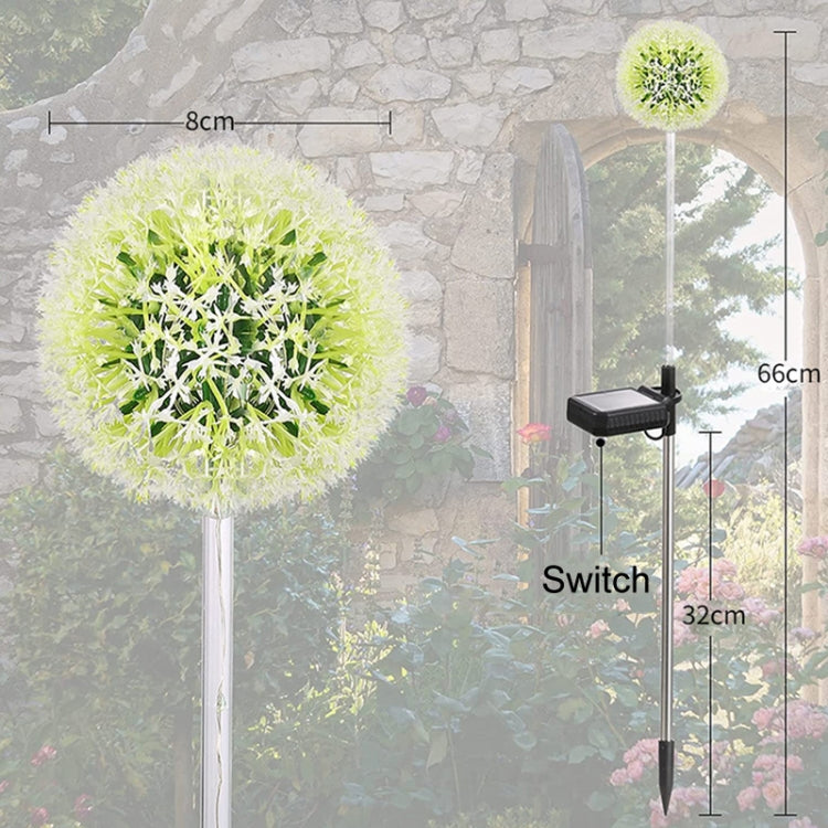 Dandelion Lawn Ground Plug Light Decoration Outdoor Solar LED Garden Lights, Model: Single Head - Solar Lights by buy2fix | Online Shopping UK | buy2fix