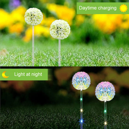 Dandelion Lawn Ground Plug Light Decoration Outdoor Solar LED Garden Lights, Model: Single Head - Solar Lights by buy2fix | Online Shopping UK | buy2fix