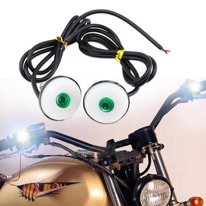 2pcs 23mm Motorcycle Eagle Eye Light Reverse Rearview Mirror Spotlight(White) - Eagle Eye Lamps by buy2fix | Online Shopping UK | buy2fix