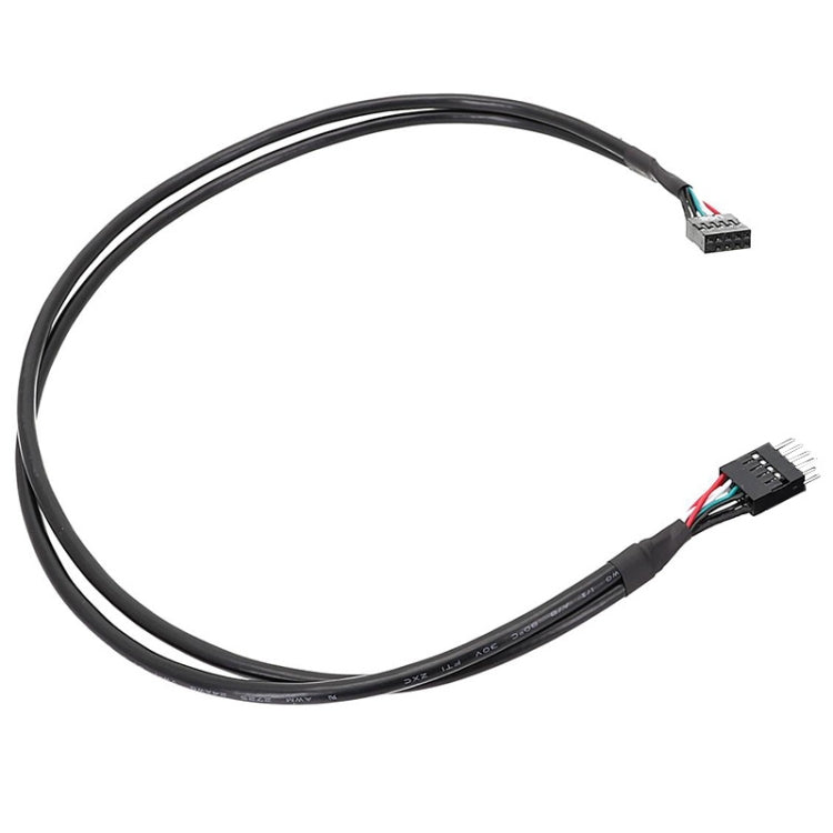 50cm Motherboard 9Pin USB2.0 Extension Cable 26AWG Double Shielded Cord - USB Cable by buy2fix | Online Shopping UK | buy2fix