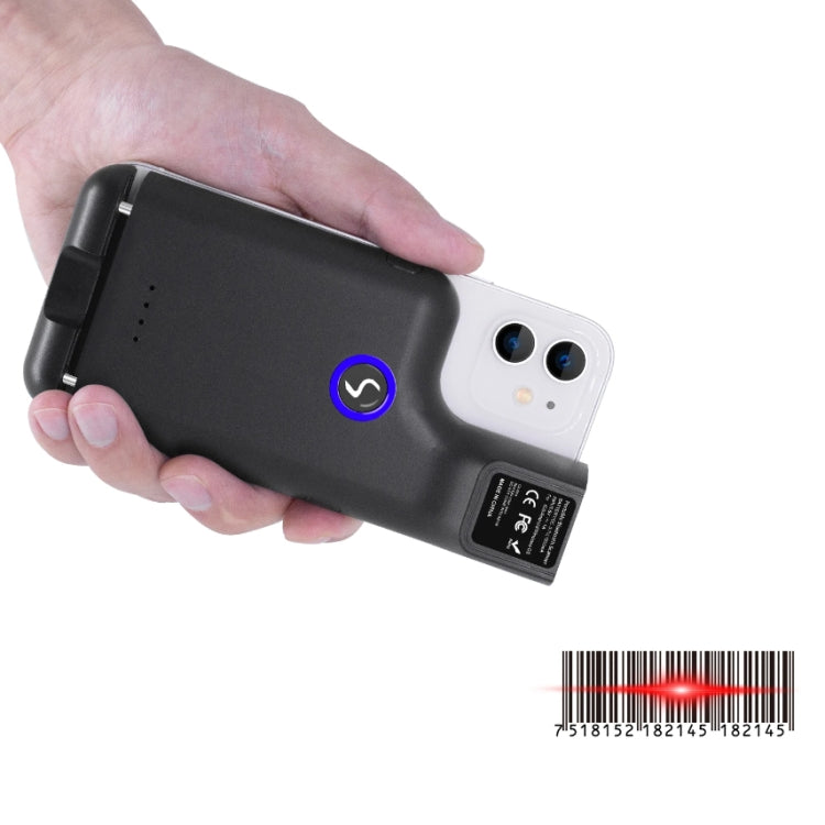 1D Bluetooth Barcode Scanner Wireless Back Clip Phone Barcode Reader - Barcode Scanner by buy2fix | Online Shopping UK | buy2fix