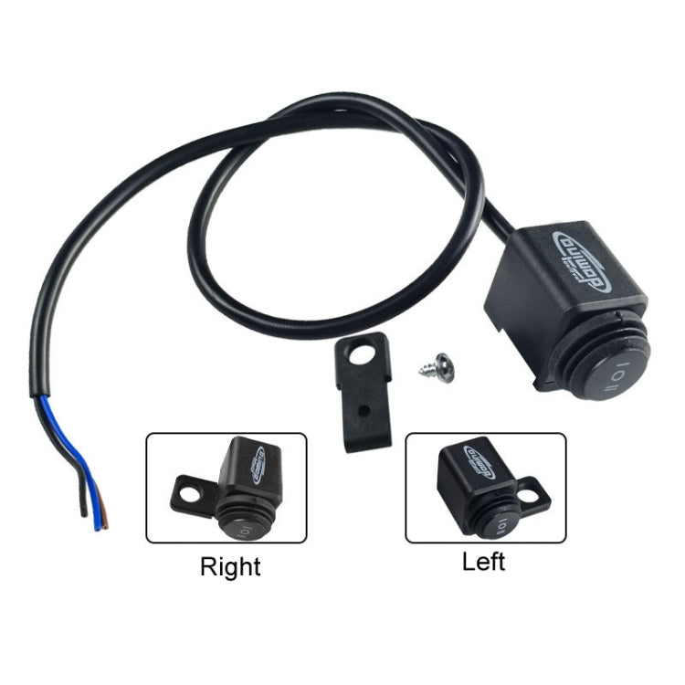 domino Motorcycle Electric Bike Headlight Switch Rearview Mirror Modification Left / Right Universal Switch - Electrical System by domino | Online Shopping UK | buy2fix