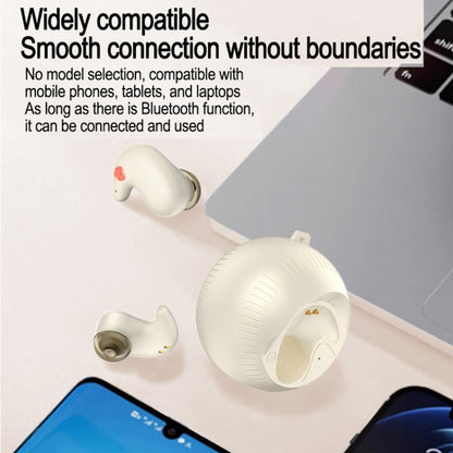 In-Ear Small Coconut Ball Stereo Bluetooth Earphones With Charging Compartment(Pink) - Bluetooth Earphone by buy2fix | Online Shopping UK | buy2fix