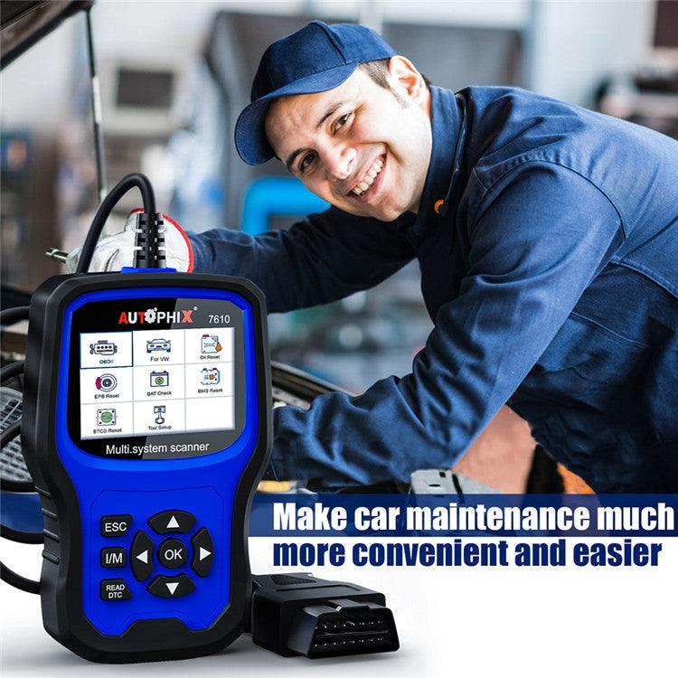 AUTOPHIX 7610 OBD2 Scan Diagnostic Tool Full System Maintenance And Repair Detector - Code Readers & Scan Tools by AUTOPHIX | Online Shopping UK | buy2fix