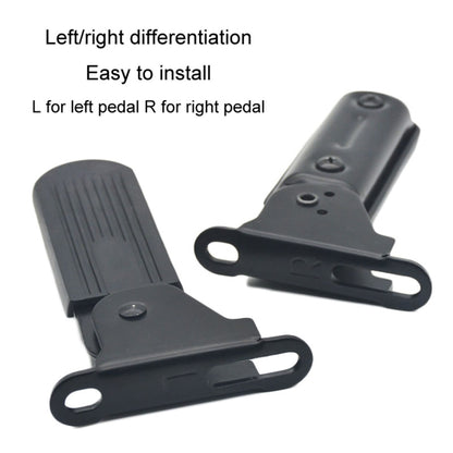 Electric Vehicle Folding Front Footrest Electric Moped Front Pedal, Model: 5cm Nylon - Others by buy2fix | Online Shopping UK | buy2fix