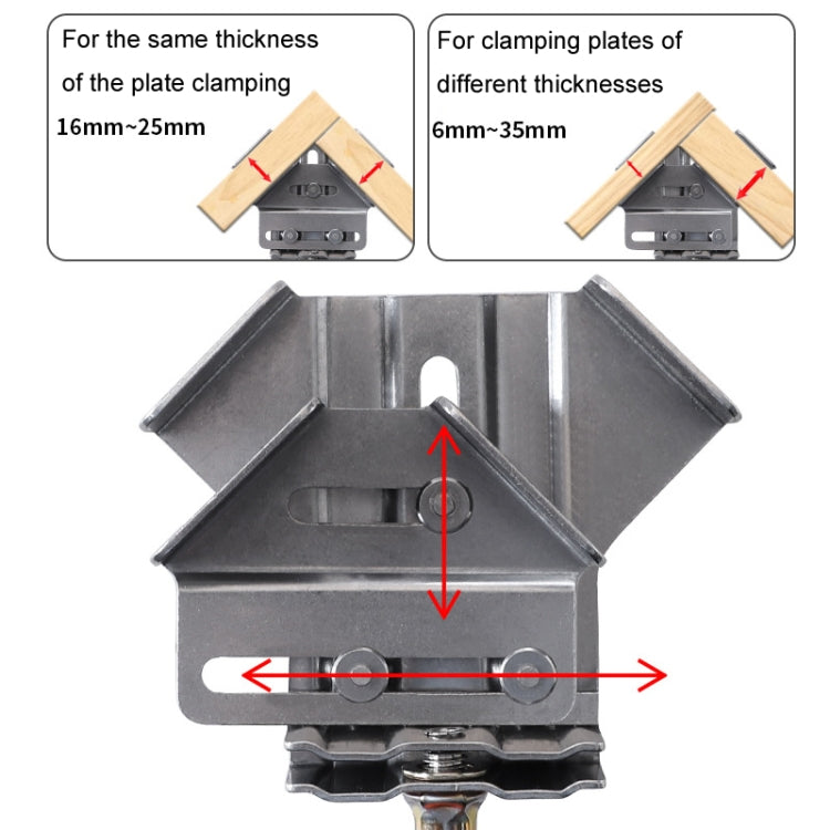 RUITOOL Woodworking Quick Splicing Positioner Stainless Steel Right Angle Fixing Clip, Model: Opening Type - Clamps by RUITOOL | Online Shopping UK | buy2fix