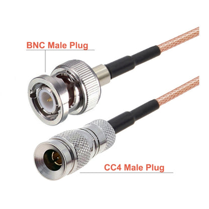 50cm BNC Male To CC4 Male Cable RG179 RF Adapter Wire - Connectors by buy2fix | Online Shopping UK | buy2fix