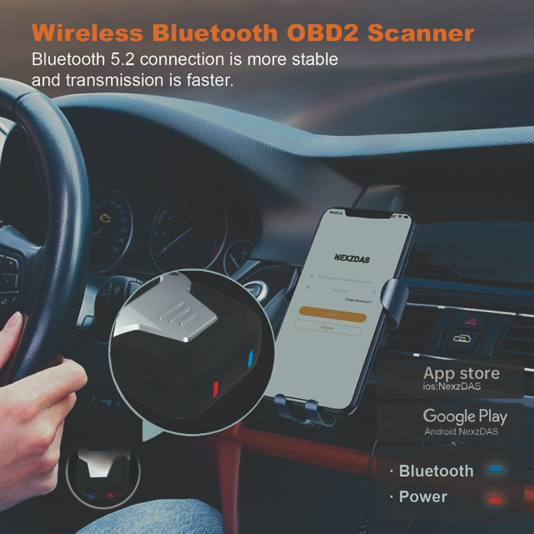 HUMZOR OBD2 Bluetooth Online Car Battery Pack Voltage Detection - Electronic Test by HUMZOR | Online Shopping UK | buy2fix