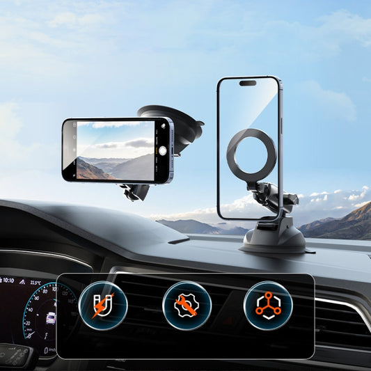 TELESIN Magnetic Suction Car Phone Mount 360 Degree Rotation Phone Holder - Universal Car Holders by TELESIN | Online Shopping UK | buy2fix