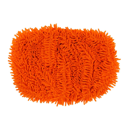 For Swiffer Sweeper and Other 10-inch Flat Mop Replacement Pads Chenille Orange - Handheld Cleaner & Mops by buy2fix | Online Shopping UK | buy2fix