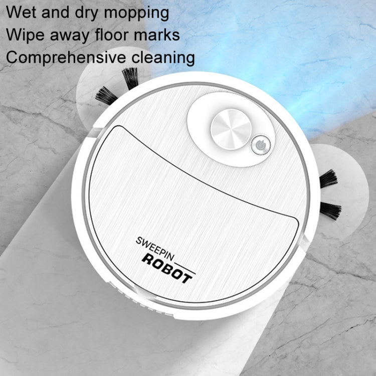 Intelligent Sweeping Robot Sweeping Mopping Suction 3 In 1 Cleaning Machine(8088 White) - Robot Vacuum Cleaner by buy2fix | Online Shopping UK | buy2fix