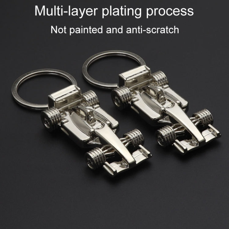 F1 Racing Car Keychain Portable Bag Decoration Pendant, Style: X-035 Hollow Black - Key Rings by buy2fix | Online Shopping UK | buy2fix