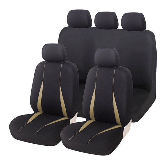 Cars All Seasons Universal All-Inclusive Fabric Seat Cover(33055 Beige) - Seat Accessories by buy2fix | Online Shopping UK | buy2fix