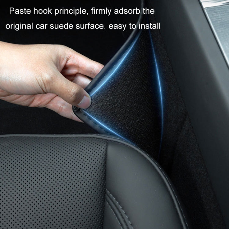 For Tesla Center Console Side Anti-kick Protective Pad, Style: For 2024 Model 3 Driver Passenger Inner Side Leather - Seat Accessories by buy2fix | Online Shopping UK | buy2fix