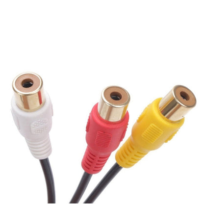 For Audi A6L / A8 / A5 / Q5 / Q7 / A1 AMI AUX 3RCA Lotus Input Cable - DIY Cables by buy2fix | Online Shopping UK | buy2fix