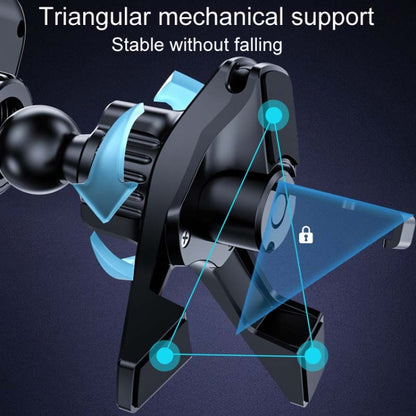 X01 2 In 1 Car Dual Coil Wireless Charger Rotating Navigation Bracket(Black) - Wireless Charger Holders by buy2fix | Online Shopping UK | buy2fix