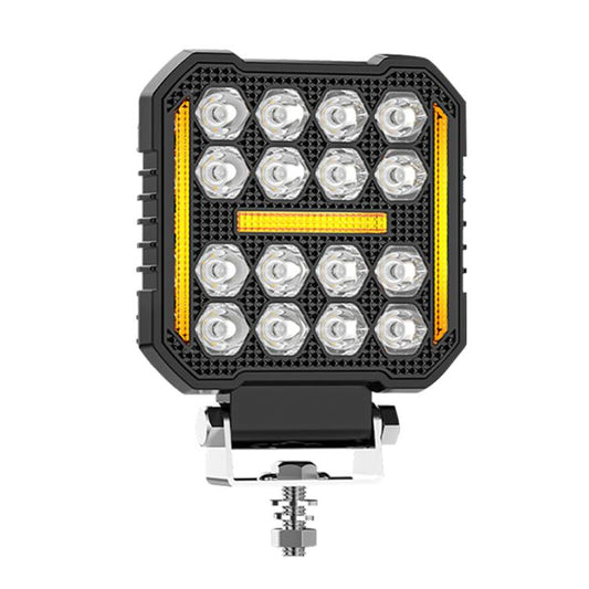 4 Inch Square Mixed Luminous Angel Eye Car Work Light(X7) - Work Lights by buy2fix | Online Shopping UK | buy2fix