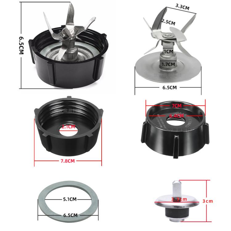 For Oster Blender Juice Extractor Accessories(Blade Head+Gasket+Base+Drive Shaft) - Kitchen Machine Accessories & Parts by buy2fix | Online Shopping UK | buy2fix