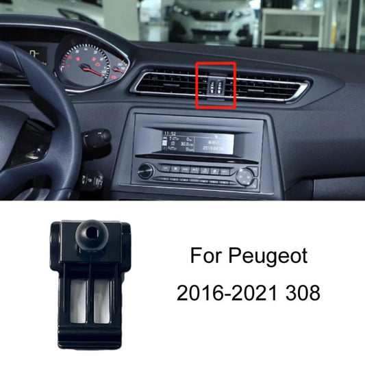 For Peugeot Car-mounted Special Mobile Phone Navigation Bracket Base, Model: 16-21 308 - Special Car Holders by buy2fix | Online Shopping UK | buy2fix