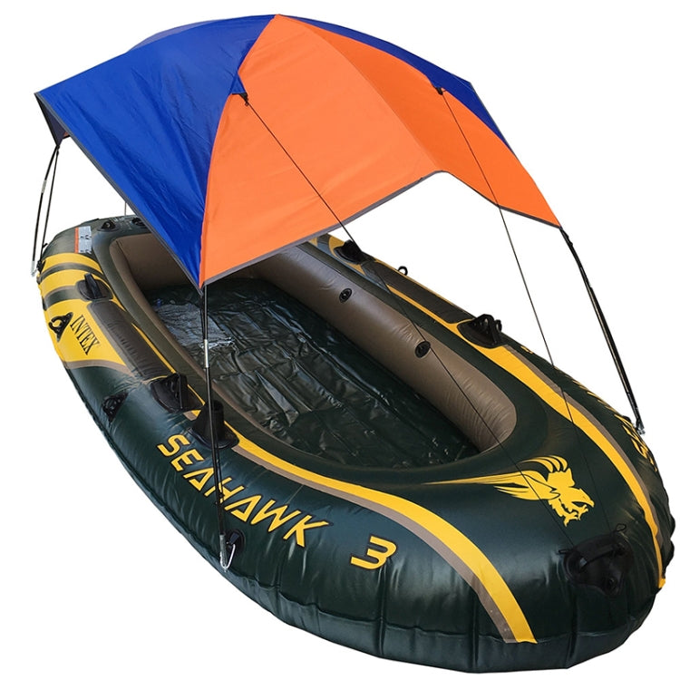 68349 Folding Awning Canoe Rubber Inflatable Boat Parasol Tent for 3 Person,Boat is not Included - Marine Accessories & Parts by buy2fix | Online Shopping UK | buy2fix