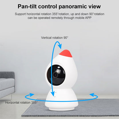 YT43 2 Million Pixels HD Wireless Indoor Home Little Red Riding Hood Camera, Support Motion Detection & Infrared Night Vision & Micro SD Card(US Plug) - Security by buy2fix | Online Shopping UK | buy2fix