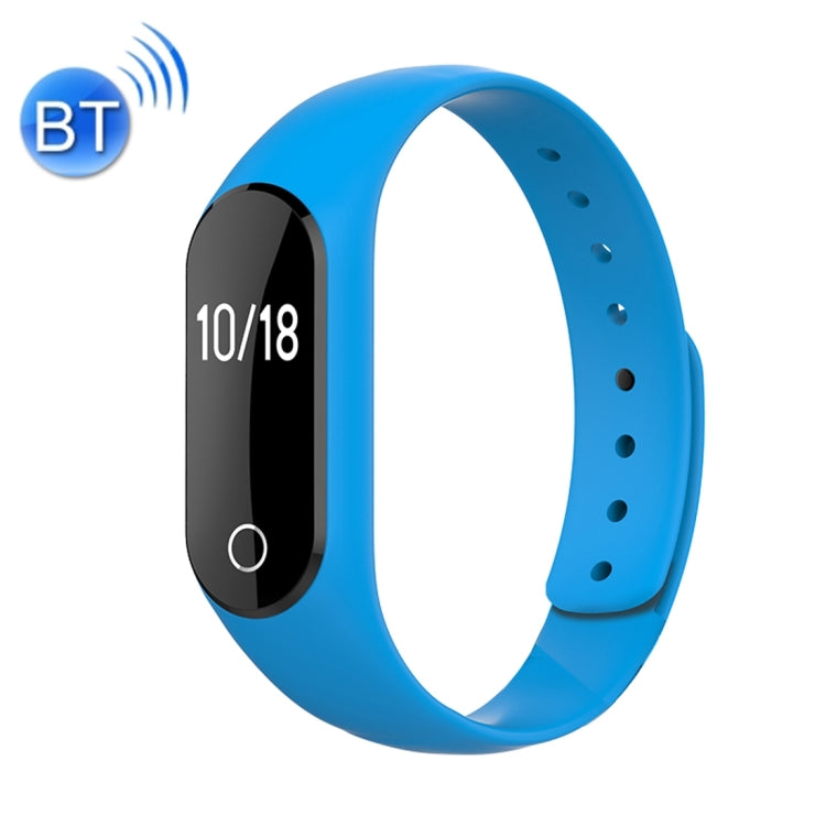 TLW25 0.42 inch OLED Display Bluetooth Smart Bracelet, IP66 Waterproof, Support Heart Rate Monitor / Pedometer / Calls Remind / Sleep Monitor / Sedentary Reminder / Alarm / Remote Capture, Compatible with Android and iOS Phones (Blue) - Smart Wear by buy2fix | Online Shopping UK | buy2fix