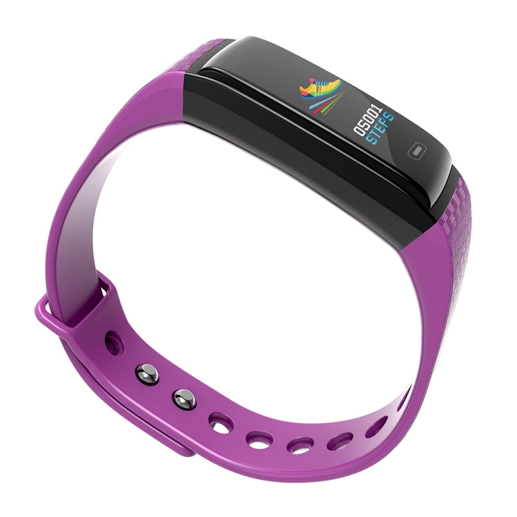 CK17S 0.96 inches IPS Screen Smart Bracelet IP67 Waterproof, Support Call Reminder / Heart Rate Monitoring / Blood Pressure Monitoring / Sleep Monitoring (Purple) - Smart Wear by buy2fix | Online Shopping UK | buy2fix