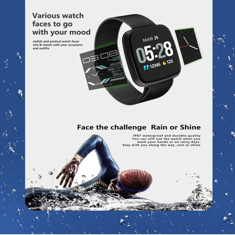 DTNO.1 G12 1.3 inches OLED Color Screen Smart Bracelet IP67 Waterproof, Nylon Watchband, Support Call Reminder /Heart Rate Monitoring /Sedentary Reminder /Multi-sport Mode(Black) - Smart Wear by DTNO.1 | Online Shopping UK | buy2fix