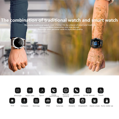 DTNO.1 S10 1.3 inches TFT Color Screen Smart Bracelet IP68 Waterproof, Silicone Watchband, Support Call Reminder /Heart Rate Monitoring /Sleep Monitoring /Multi-sport Mode (Silver) - Smart Wear by DTNO.1 | Online Shopping UK | buy2fix