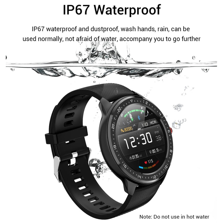 Z06 Fashion Smart Sports Watch, 1.3 inch Full Touch Screen, 5 Dials Change, IP67 Waterproof, Support Heart Rate / Blood Pressure Monitoring / Sleep Monitoring / Sedentary Reminder (Black Brown) - Smart Wear by buy2fix | Online Shopping UK | buy2fix