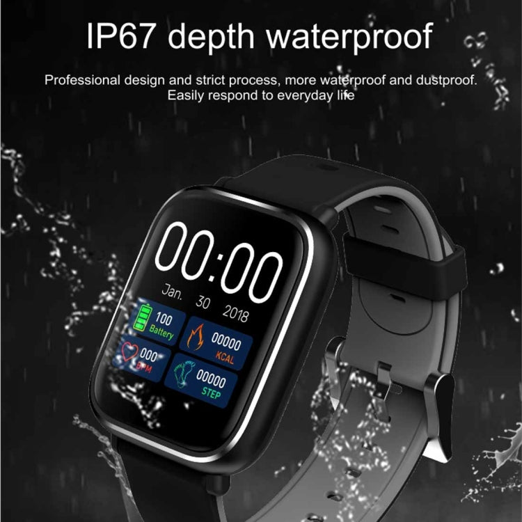 Q58S 1.3 inch TFT Touch Screen IP67 Waterproof Smartwatch, Support Call Reminder/ Heart Rate Monitoring /Blood Pressure Monitoring/ Sleep Monitoring (Grey) - Smart Wear by buy2fix | Online Shopping UK | buy2fix