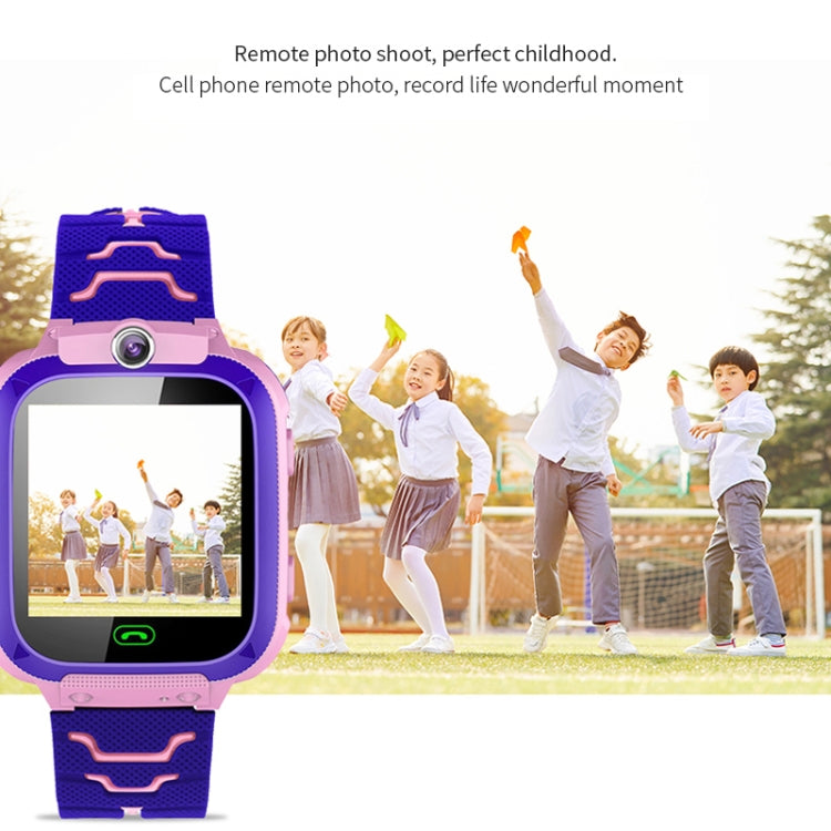 Q12B 1.44 inch Color Screen Smartwatch for Children, Support LBS Positioning / Two-way Dialing / One-key First-aid / Voice Monitoring / Setracker APP (Pink) - Smart Wear by buy2fix | Online Shopping UK | buy2fix