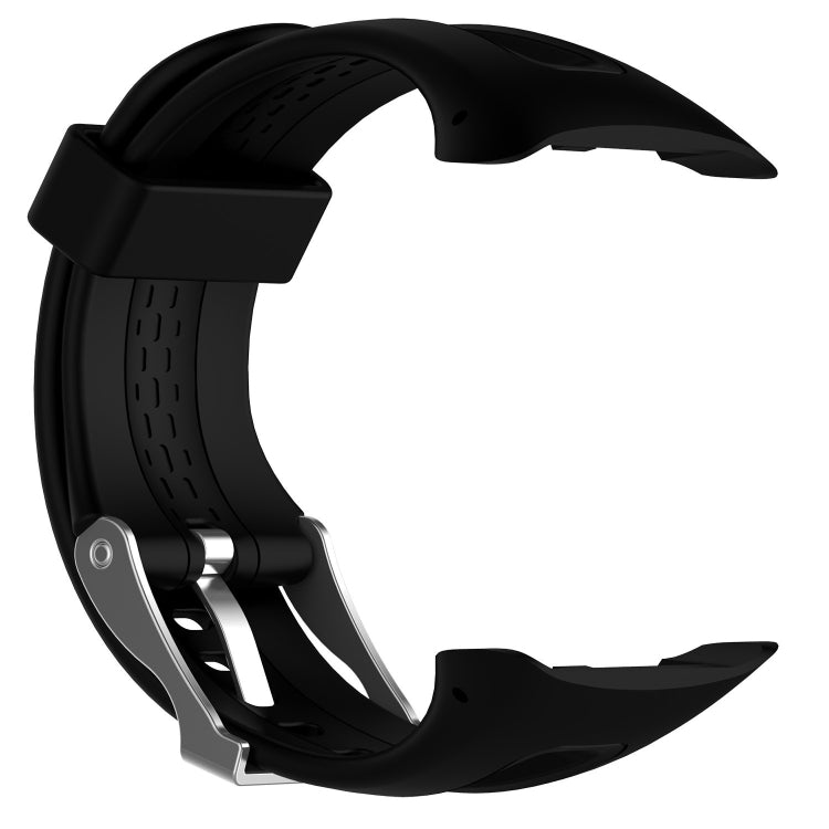 Silicone Sport Watch Band for Garmin Forerunner 10 / 15(Black) - Smart Wear by buy2fix | Online Shopping UK | buy2fix