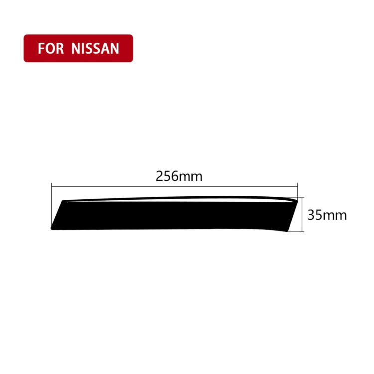 For Nissan 350Z 2003-2009 Car Passenger Side Door Handle Decorative Stickers, Left Drive - In Car by buy2fix | Online Shopping UK | buy2fix