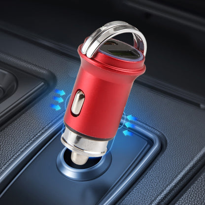 AR-CA08 12W 2A USB-C / Type-C + USB Ports Car Charger (Red) - Car Charger by buy2fix | Online Shopping UK | buy2fix