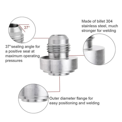 AN16 Car Oil Pipe Joint Breathable Pot Connector - In Car by buy2fix | Online Shopping UK | buy2fix